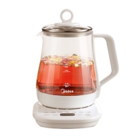 美的（Midea）养生壶净润1.5L大容量烧水壶 煮茶器智能预约煮茶壶 办公室电水壶 花茶壶 MK-Y12Q